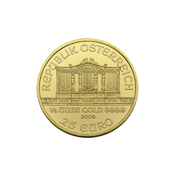1/4-oz Gold Austrian Philharmonic (Random Year)