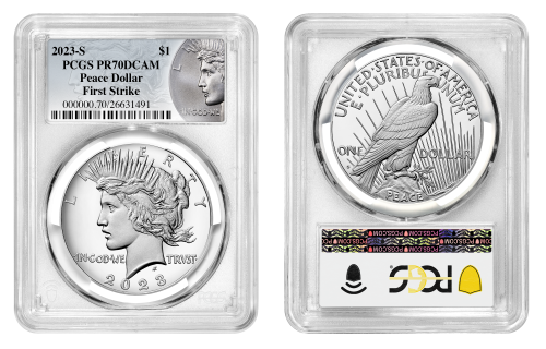 2023-S Peace Silver Dollar PCGS Proof-70 First Strike 2023-S Peace Silver Dollar PCGS Proof-70 First Strike
