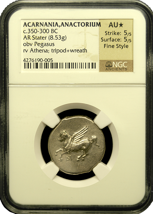 Greek Pegasus Silver Stater | In Holder Greek Pegasus Silver Stater | In Holder