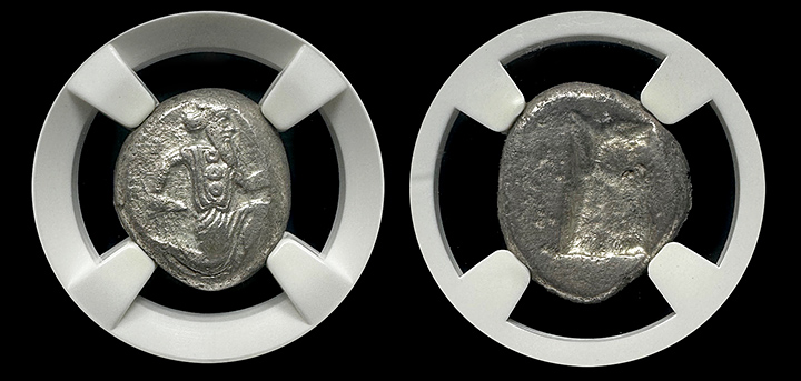 Achaemenid | Silver Siglos | AU 4x4 | Both Sides