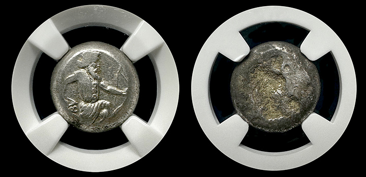 Achaemenid | Silver Siglos | XF 3x3 | Both Sides Achaemenid | Silver Siglos | XF 3x3 | Both Sides