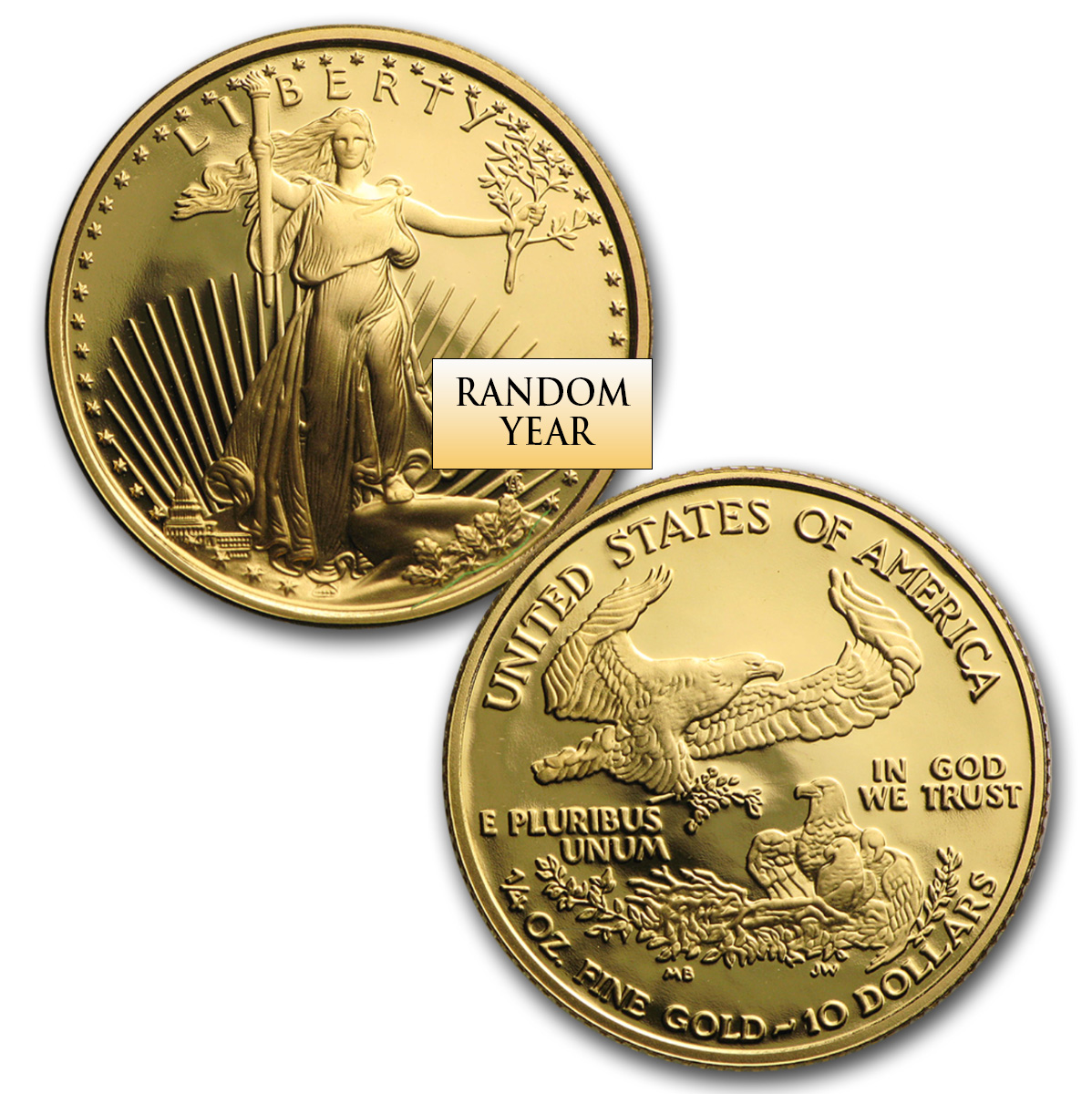 Gold American Eagle 4-Coin Proof Set (Random Year) Gold American Eagle 4-Coin Proof Set (Random Year)