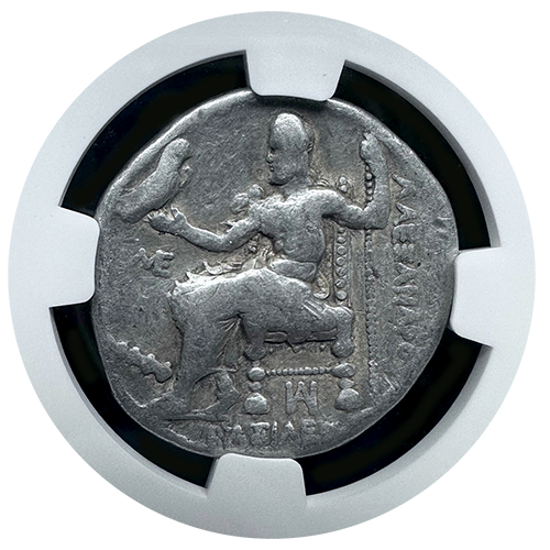 Alexander the Great Silver Tetradrachm Fine