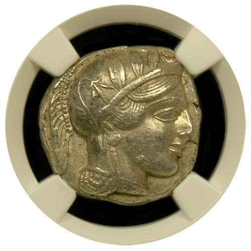 Attica Athens Silver Owl Tetradrachm Fine Style AU 4x5