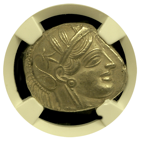 Attica Silver Owl NGC CHAU | Obverse Attica Silver Owl NGC CHAU | Obverse