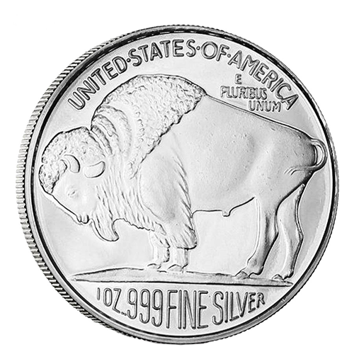 1-oz. Buffalo Silver Rounds | OBV 1-oz. Buffalo Silver Rounds | OBV