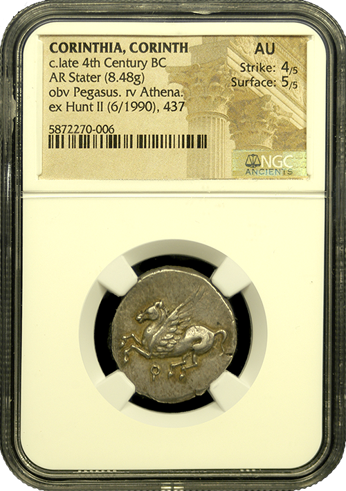 Pegasus Silver Stater NGC AU in Holder Pegasus Silver Stater NGC AU in Holder