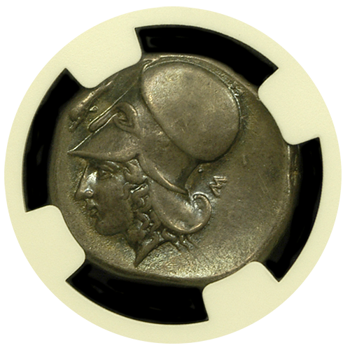 Corinth Silver Stater feat. Pegasus AU 5x5 - Reverse