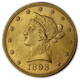 $10 Liberty Gold - About Uncirculated Quality