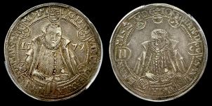 1860年 Frankfurt Thaler PCGS AU55 女神 1860年 Frankfurt Thaler