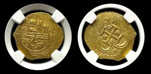 Escudo | Seville, Spain | 2 Escudo | NGC MS-63 | Obverse