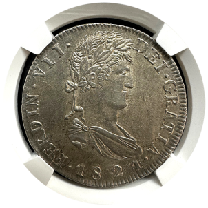 1821 Mexico | 8 Reale | Hispan | Austin Coins