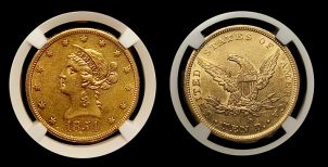 1854-S | $10 Libery | US gold Coins | Austin Coins