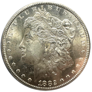 1882 | CC Morgan Silver Dollar | PCGS MS-65 | Austin Coins