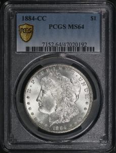 1884 CC Morgan Dollar PCGS MS 64 | Austin Coins