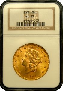 $20 Liberty Gold Coin NGC/PCGS MS-63 | Austin Coins