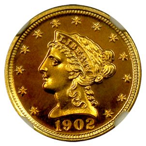 $2 1/2 Liberty Gold Coin NGC/PCGS MS-62 | Austin Coins