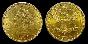 1903年 （稀少）アメリカ領フィリピン女性立像 火山乙女 PCGS認証 1903年 （稀少）アメリカ領フィリピン女性立像 火山乙女 PCGS
