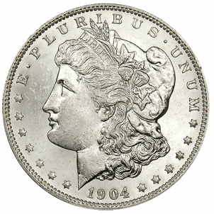 1878-1904) Morgan Silver Dollar (BU) $1 Brilliant Uncirculated at