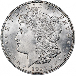 1921 Morgan Silver Dollar | Brilliant Uncirculated