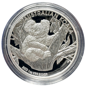 2013 Proof | 1 oz. Silver Koala | High Relief | Austin Coins