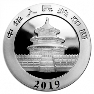 2019 150 gram Chinese Silver Panda Proof | Bullion Exchanges