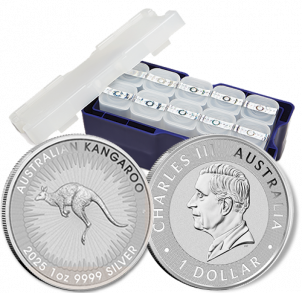 Australian Silver Bullion | Silver Kangaroo | Austin Coins