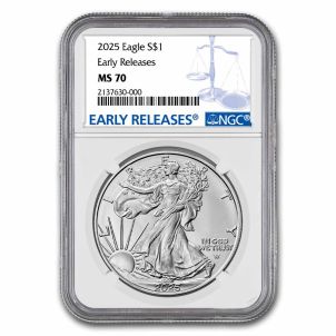 ★高級ケースセット★ アメリカ イーグル 1ドル 銀貨 PF69 NGC 8枚 1986-2025 American Silver Eagle 41-pc Set NGC MS69 | LCR Coin