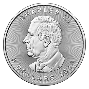 メープルリーフ金貨1/20oz（オンス）の重さと直径と品位等｜色石BANK