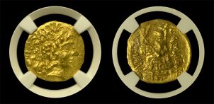 Mithradates VI Gold Stater NGC MS 4x4