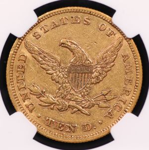 ゴールド アンクレット アンデシン 1845 $10 GOLD LIBERTY HEAD EAGLE NGC AU 53..VERY LOW MINTAGE | eBay