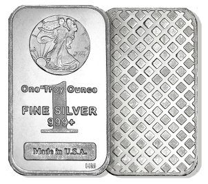 Walking Liberty Silver Bar - 1 oz. | Austin Coins liberty traed