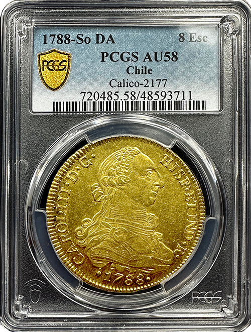 旧裏 サザンアイランド PSA8-7-4-8-8-8-7 Sunken Treasure coin Pirate Spanish Piece of Eight Authentic