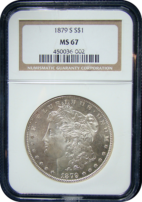 コレクション PCGS MS67 Morgan Silver Dollars NGC/PCGS MS-67 | Austin Coins
