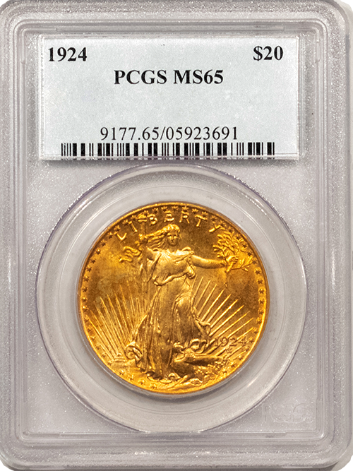 $20 Saint-Gaudens Gold Coin NGC/PCGS MS-65 | Austin Coins
