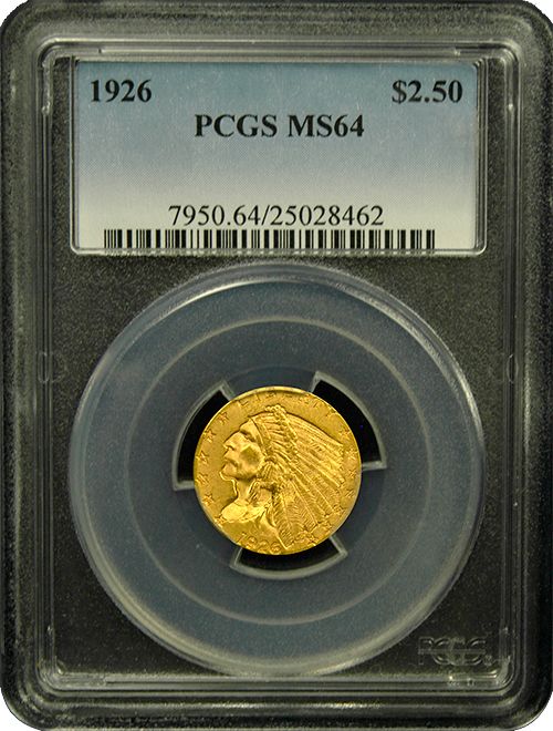 $2 1/2 Indian Gold Coin NGC/PCGS MS-64 | Austin Coins