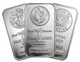 Various Silver Bars - 1 oz. | Austin Coins
