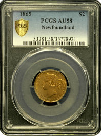 （ブランドロゴ）の人気ランキング 1865-2-newfoundland-pcgs-au58- コレクション