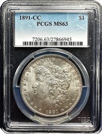 1891-cc-morgan-pcgs-ms63-