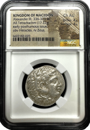 Alexander III | Silver Tetradrachm | EP | CH-AU 4x4 | Obverse | Austin ...