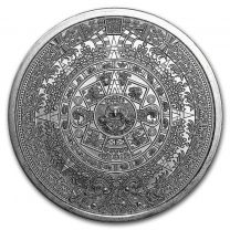1-oz. Aztec Calendar Silver Rounds