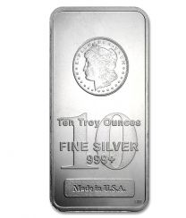 Morgan Silver Bullion Bars 10 oz