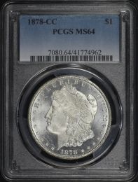 1878-CC | Morgan Silver Dollar | MS-65 | In Holder