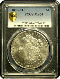 1879-CC | Morgan Silver Dollar | PCGS MS-64 | In Holder