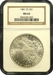 1881-CC | Morgan Silver Dollar | PCGS MS-66 | In Holder