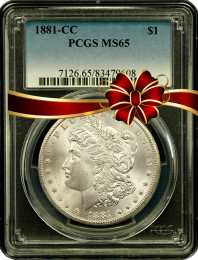 1881-CC | Morgan Silver Dollar | PCGS MS-65 Quality | In Holder