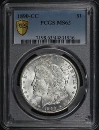 1890-CC Morgan Silver Dollar | PCGS MS-65 | In Holder