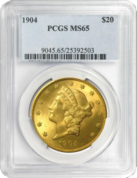 $20 Liberty Gold Coin NGC/PCGS MS-65 - In Holder