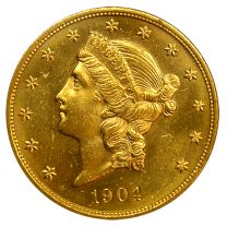 $20 Liberty Gold Coin - About Uncirculated Condition