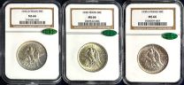 1935 3 Coin Set | Texas Commemorative Half Dollars | NGC MS66 | Set